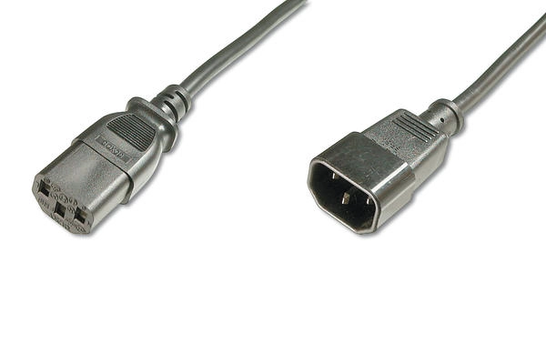 Beek C13-C14 PC-Monitör Arası Güç Kablosu, 1.20 metre , 10A 250V, siyah renk, H05W F0.75x3 81+82