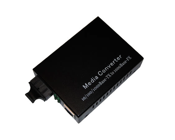  Beek 10/100/1000BaseT-1000LX Media/Rate Converter, SM, SC, 20 km 