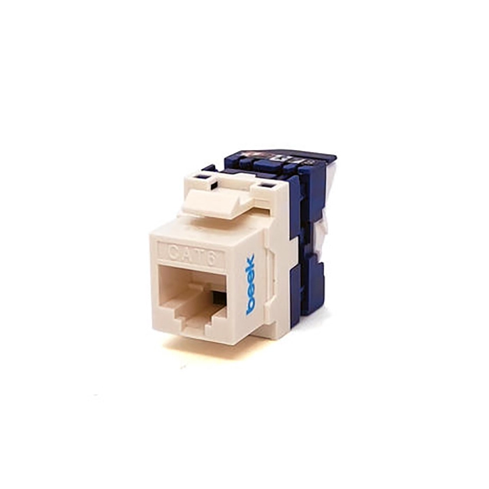 Beek Cat6 UTP 180 Derece Döndürmeli Tip Aletsiz Sonlandırılabilen Legrand Stili Keystone Jack