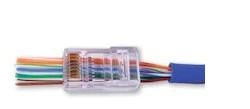 Kolay Tak CAT6 Konektörü, 3U