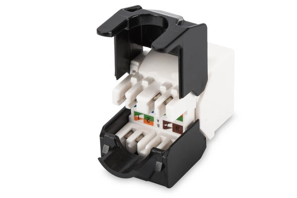 Digitus CAT. 6 Class E Keystone Jack, Unshielded/Zırhsız, Aletsiz Sonlandırılabilir  