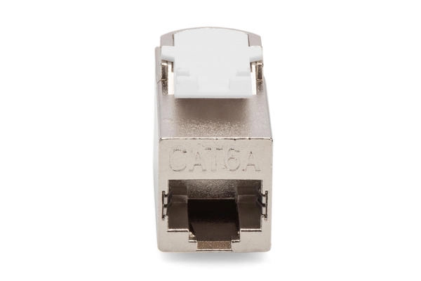 Digitus CAT.6A Adaptör (Coupler), Zırhlı/Ekranlı, Panel Tipi, RJ45 Dişi - RJ45 Dişi