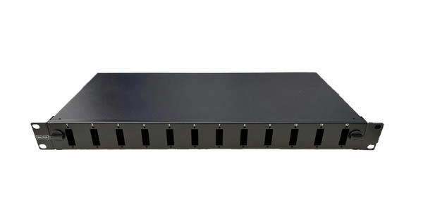 Digitus Fiber Optik Splice Panel, kilit mekanizmalı, 12 x SC DX, 1U