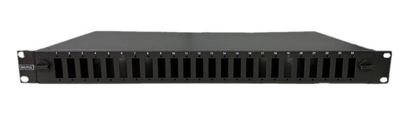 Digitus Fiber Optik Splice Panel, kilit mekanizmalı, 24 x SC DX, 1U