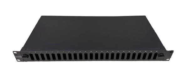 Digitus Fiber Optik Splice Panel, kilit mekanizmalı, 24 x SC DX, 1U