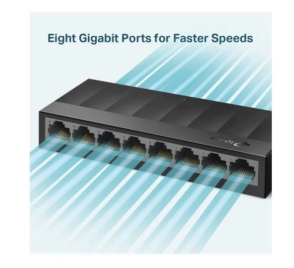 TP-LINK LS1008G 8 PORT 10/100/1000 GIGABIT PLASTİK KASA SWITCH