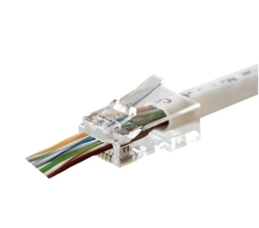 ORING MPC6U3EZ CAT6 PLUG U/UTP EZRJ45 YENİ NESİL ALTIN UÇ KONNEKTÖR 100 LÜ PAKET