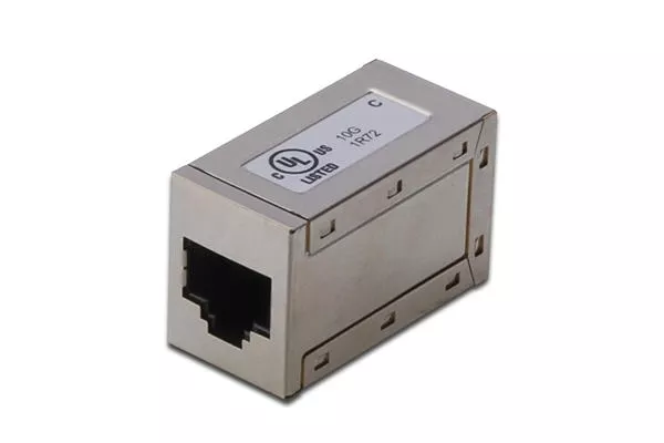 Assmann CAT. 6 Adaptör (Coupler), Zırhlı/Shielded, RJ45 Dişi - RJ45 Dişi  