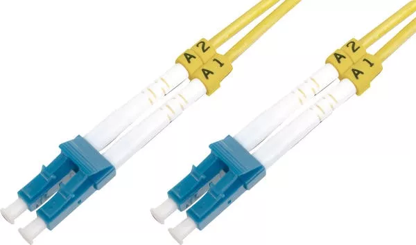 2 Metre -    Beek LC-LC Fiber Optik Patch Kablo, OS 2 9/125 Singlemode, 3.0mm, LSZH
