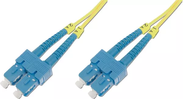 10 Metre - Beek SC-SC Fiber Optik Patch Kablo, 9/125 µ, Singlemode, 3.0mm, Duplex, OS2, LSZH