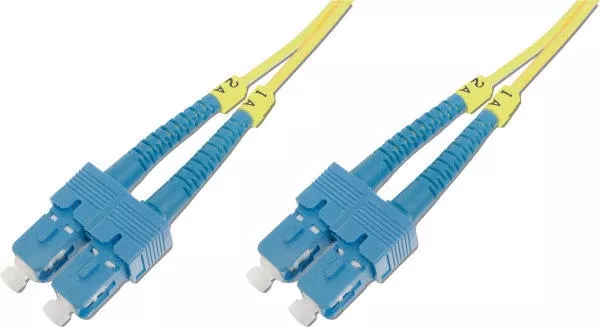 50 Metre - Beek SC-SC Fiber Optik Patch Kablo, 9/125 µ, Singlemode, 3.0mm, Duplex, OS2, LSZH