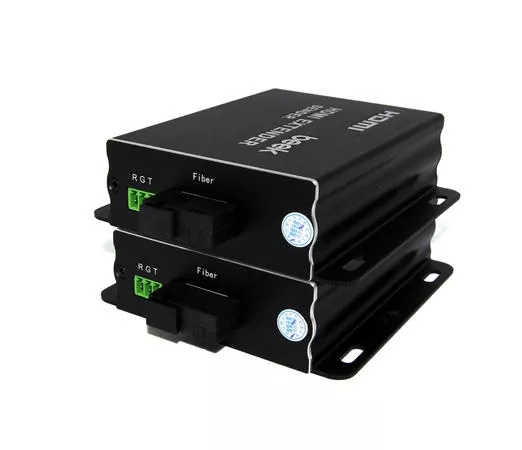 Beek IP HDMI Fiber Sinyal Uzatma Cihazı, Single Mode, SC, 20km, 1080P