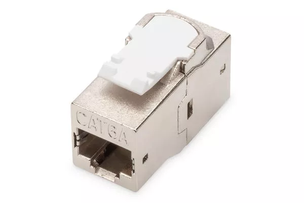 Digitus CAT.6A Adaptör (Coupler), Zırhlı/Ekranlı, Panel Tipi, RJ45 Dişi - RJ45 Dişi