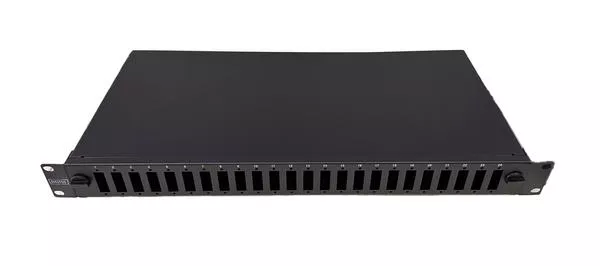 Digitus Fiber Optik Splice Panel, kilit mekanizmalı, 24 x SC DX, 1U