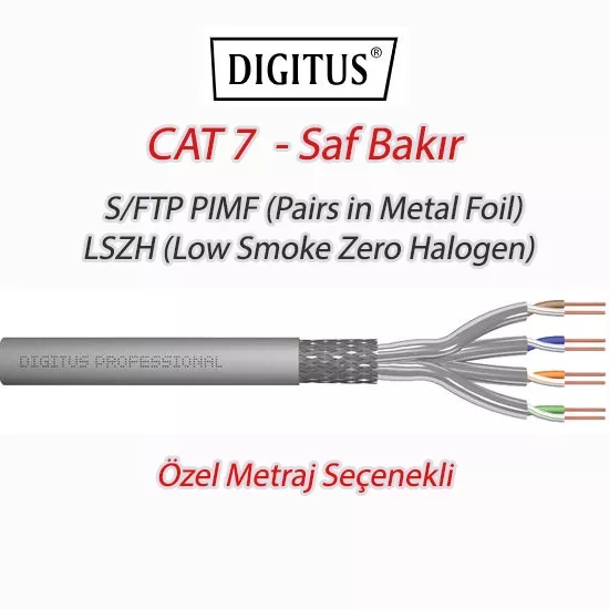 Cat6 Cat7 Özel Kesim Network Kabloları - ZMETA