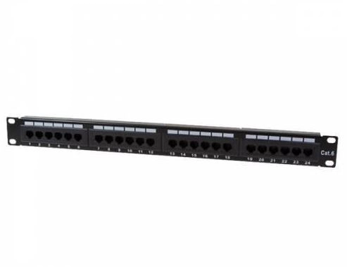 URANIUM P24UTP PP-UC6-2524 CAT6 24 PORT DOLU PATCH PANEL