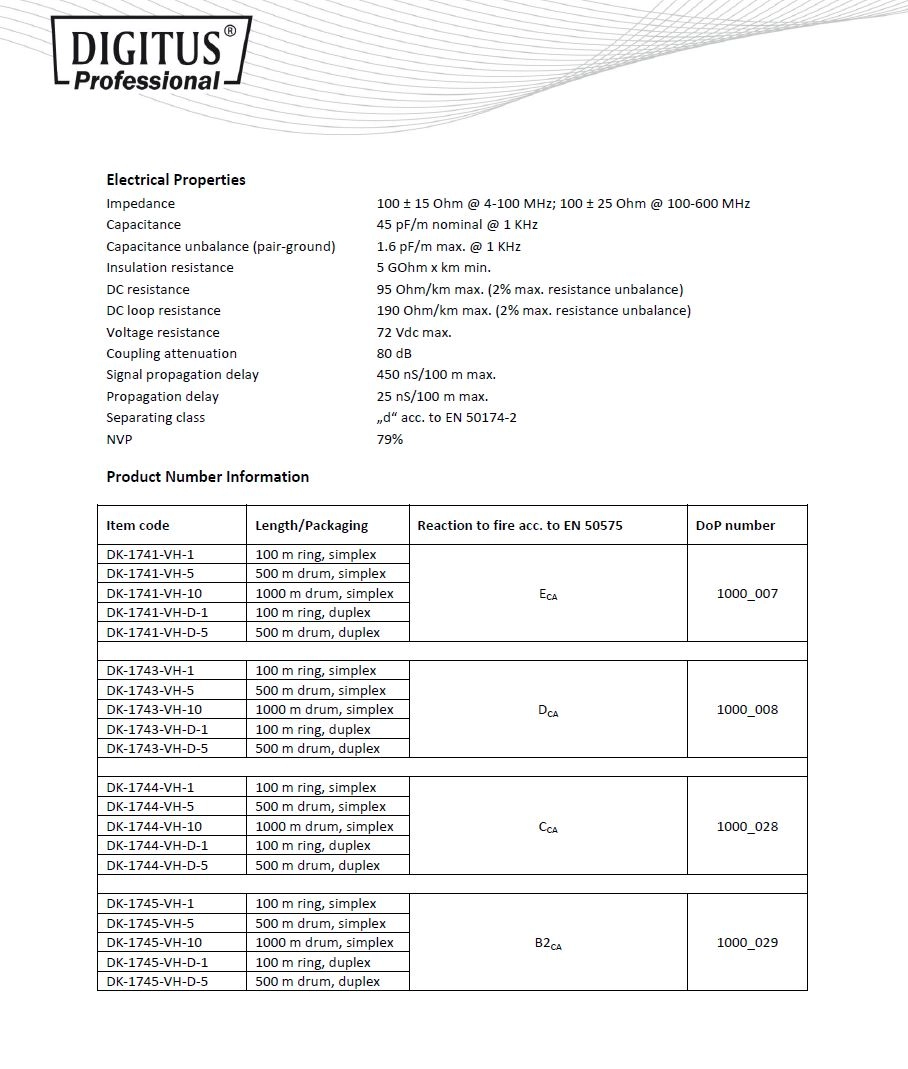 Digitus Cat7 Saf Bakır S/ftp Pımf (Pairs In Metal Foil) Data Kablosu Gri